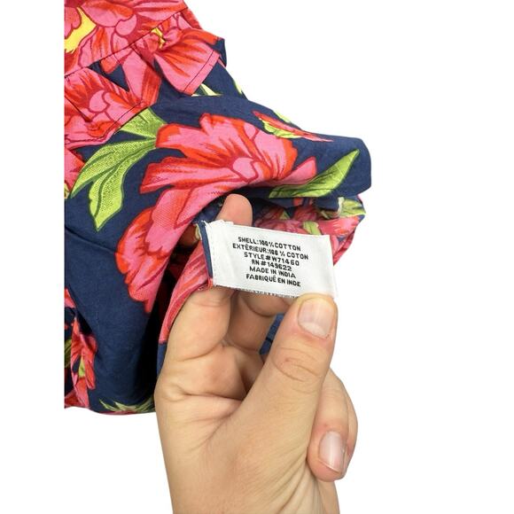 Walter Baker Ciara Floral Puff Sleeve Cotton Minidress Blue Pink M READ - Picture 3 of 10